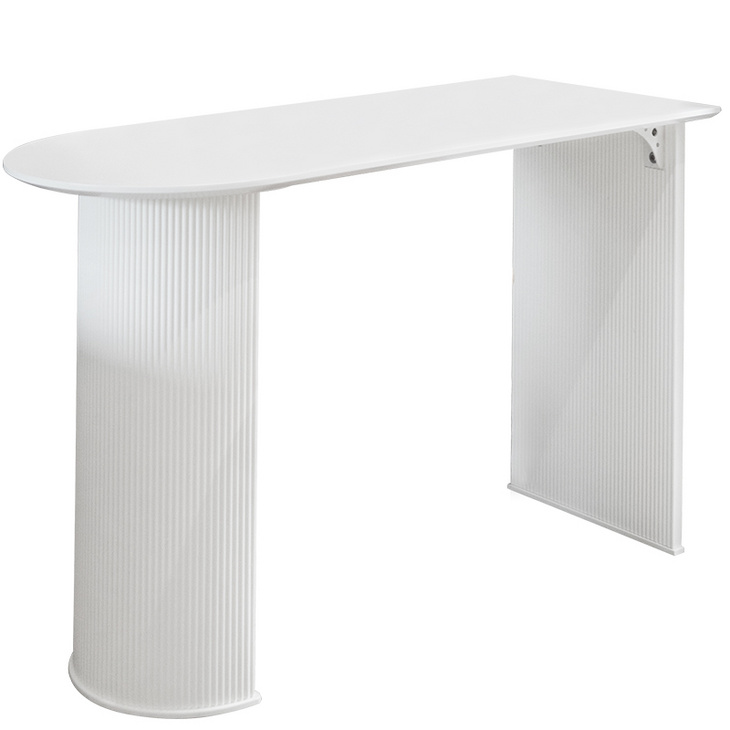 吧台桌家用客厅隔断创意现代简约网红靠墙窄桌子长方形餐桌高脚桌