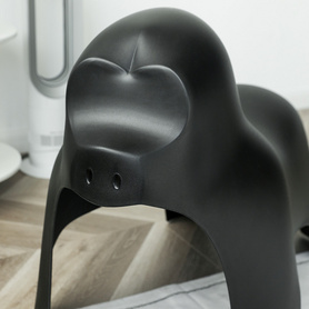 儿童凳子客厅北欧儿童塑料矮换鞋猩猩凳卡通创意可爱加厚动物坐凳