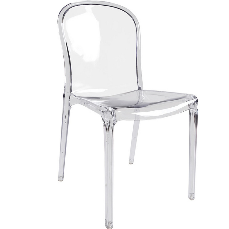 透明椅子塑料凳子创意网红简约餐椅家用亚克力水晶化妆魔鬼幽灵椅