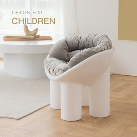 大象腿椅子北欧设计师单人简约创意ins网红休闲椅凳子儿童大象椅
