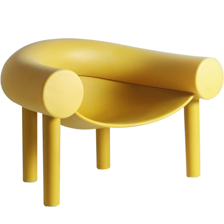 北欧沙发椅大象腿设计家用客厅单人创意懒人扶手阳台休闲马蹄椅