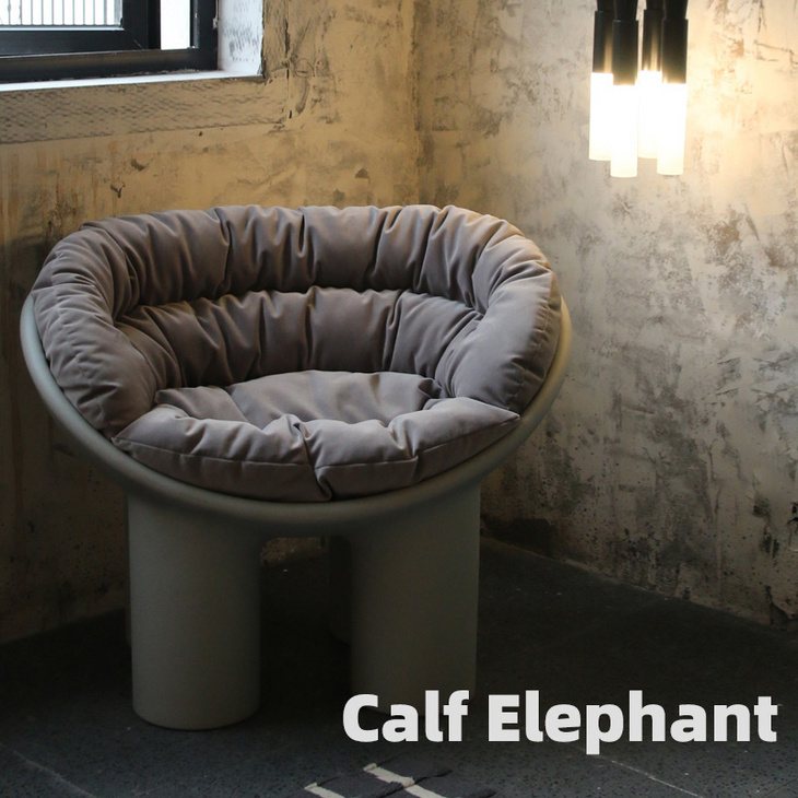 大象腿椅子北欧设计师单人简约创意ins网红沙发椅凳子户外大象椅
