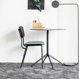 餐椅家用现代简约铁艺软垫创意休闲餐厅咖啡厅网红北欧靠背椅子