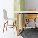 北欧餐椅ins实木塑料单人靠背书房现代时尚简约家用餐厅白色椅子