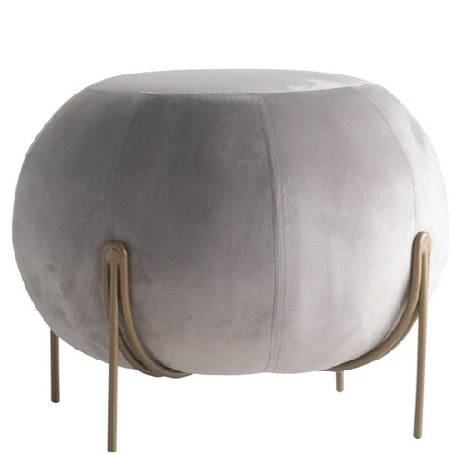 北欧沙发凳轻奢丝绒矮凳单个坐墩客厅脚踏凳换鞋凳垫脚家用小凳子