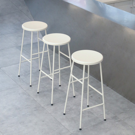 北欧吧台椅铁艺高脚凳家用休闲创意户外咖啡厅现代简约高凳子吧椅