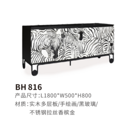 意式不锈钢拉丝电视柜BH 816