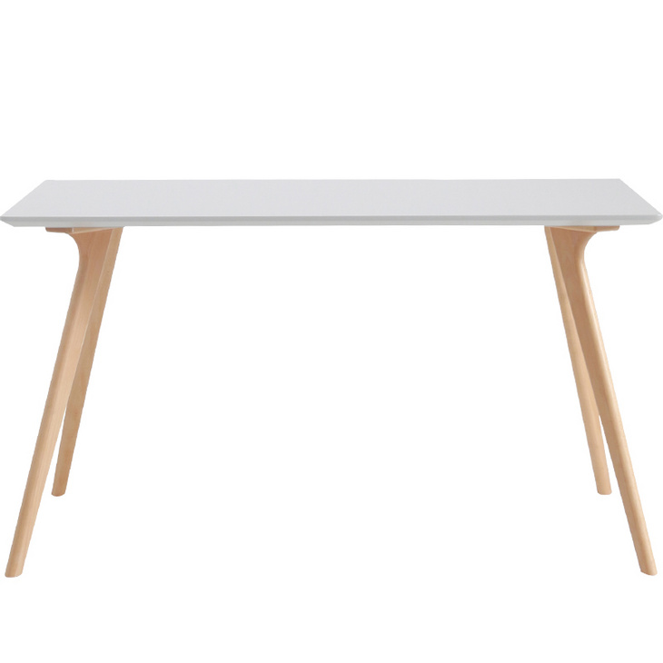 北欧简易餐桌白色木桌子长方形小户型简约家用西餐桌客厅餐桌椅