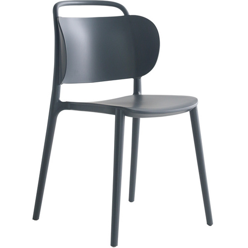 北欧塑料椅子靠背加厚现代餐厅休闲时尚单人家用吃饭可叠放餐椅