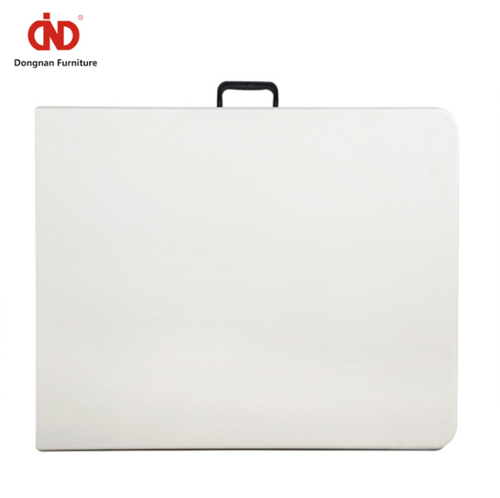 DN-BM-02白色便携式塑料折叠桌折叠桌