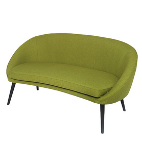 Laynsino欧式新款设计沙发，木制沙发双人简约亚麻沙发