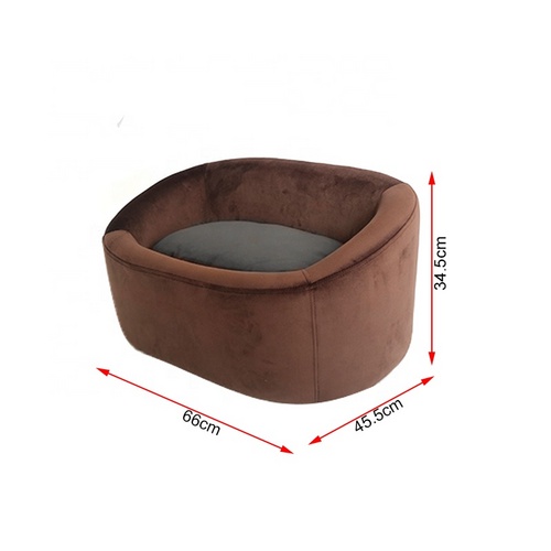 高品質(zhì)寵物家具動物天鵝絨豪華貓狗沙發(fā)床