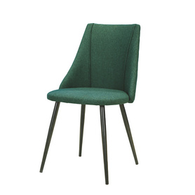 Laynsino简约设计酒店餐厅椅子现代绿色天鹅绒餐椅