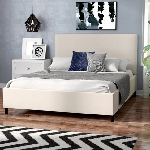 公寓舒适的木制卧室家庭床家具
