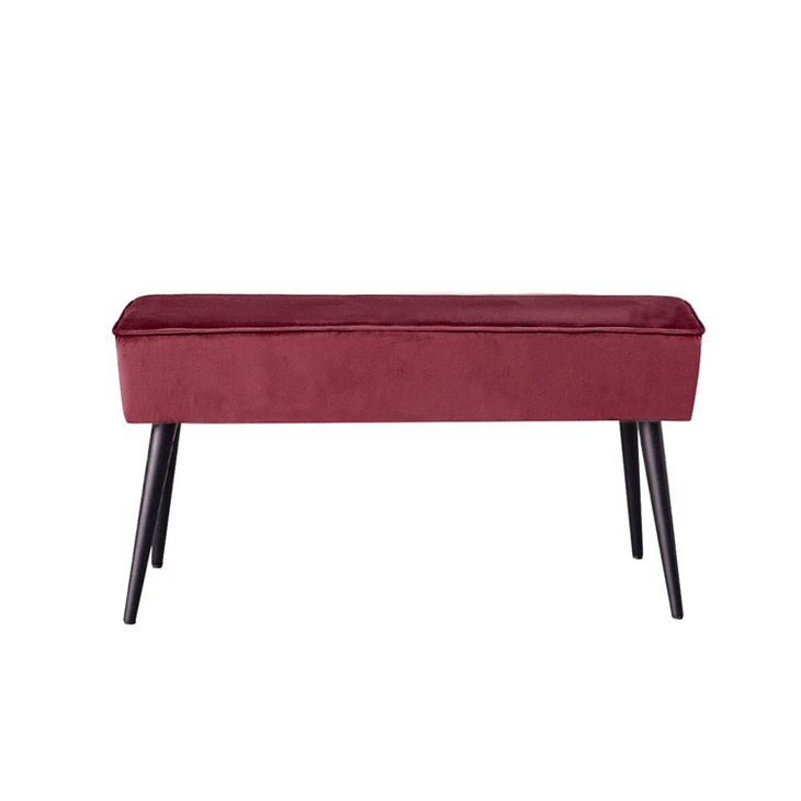 ODM & OEM粉红色柔软温暖舒适古董卧室软垫长凳