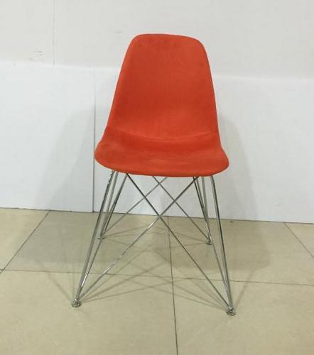 现代简约布艺金属餐椅多色可选