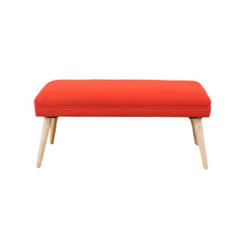 现代风格等亚克力橙色 3-Seater 沙发长凳