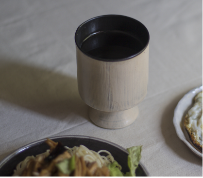 线条高脚杯/卡其容量约175ml