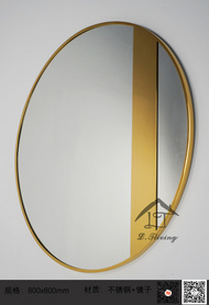 铁艺金属边框圆镜壁饰LT-M065