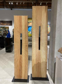 艺术方形通道木雕LT-M027