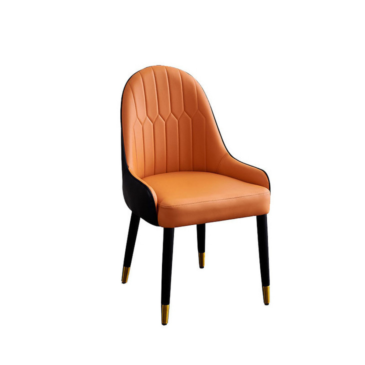 轻奢餐椅家用现代简约实木餐桌椅创意餐厅椅子网红酒店靠背菠萝椅
