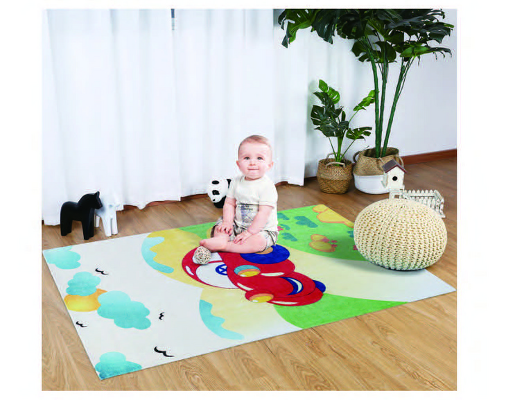 印花童彩系列德纶地毯
