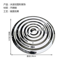 镜面不锈钢水波纹盘