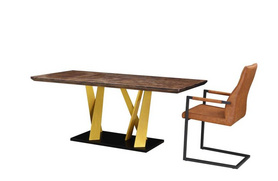 现代设计简约板式餐桌