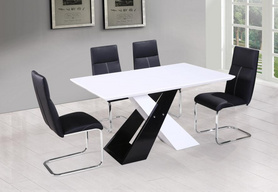 现代设计简约板式餐桌