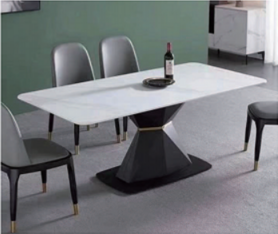 精致岩板方形餐桌C801