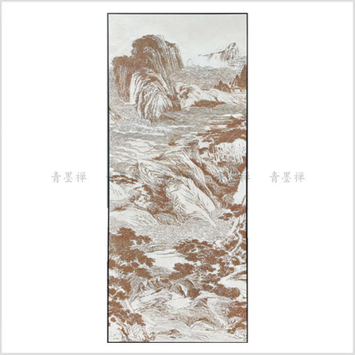 立体雕刻砂岩画 可接定制