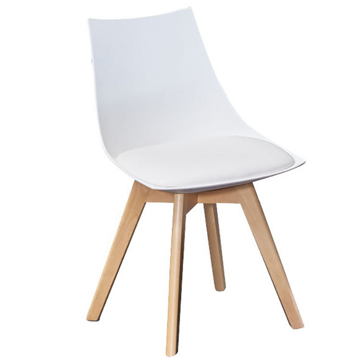 定制布艺皮艺塑料面靠背扶手木腿铁腿塑料餐椅