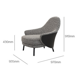 高档现代简约家具 客厅沙发椅组合 Tyche系列