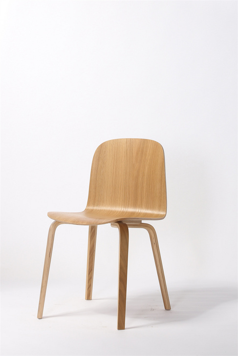 北欧简约曲木靠背椅网红ins家用小户型现代餐厅餐椅设计师造型椅