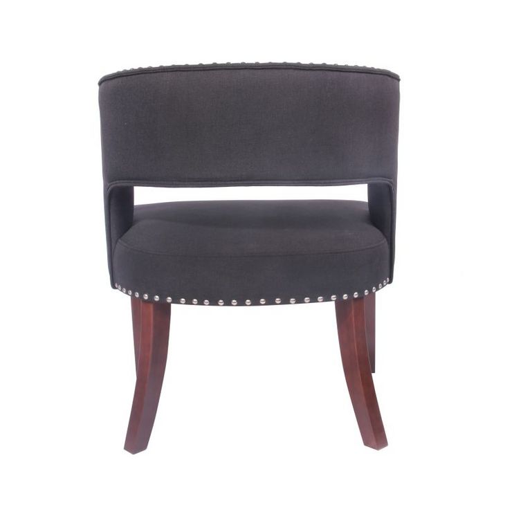 美式实木软包休闲椅客厅咖啡厅北欧式椅子2028