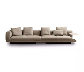 现代意式极简直排沙发