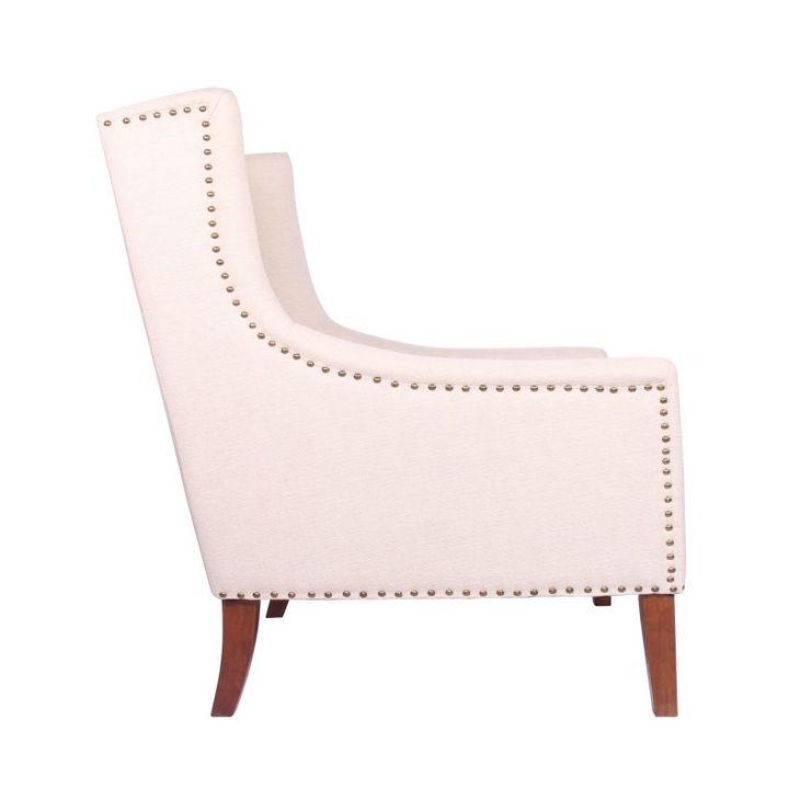 美式布艺沙发欧式小户型阳台卧室白色单人沙发客厅老虎椅
