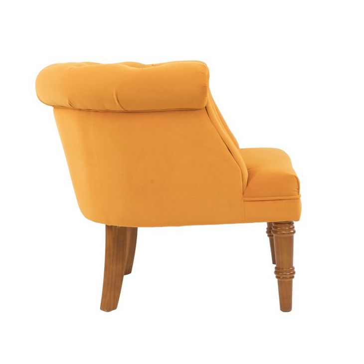 北欧风格实木客厅沙发椅 美式布艺老虎椅 法式单椅卧室休闲单人椅