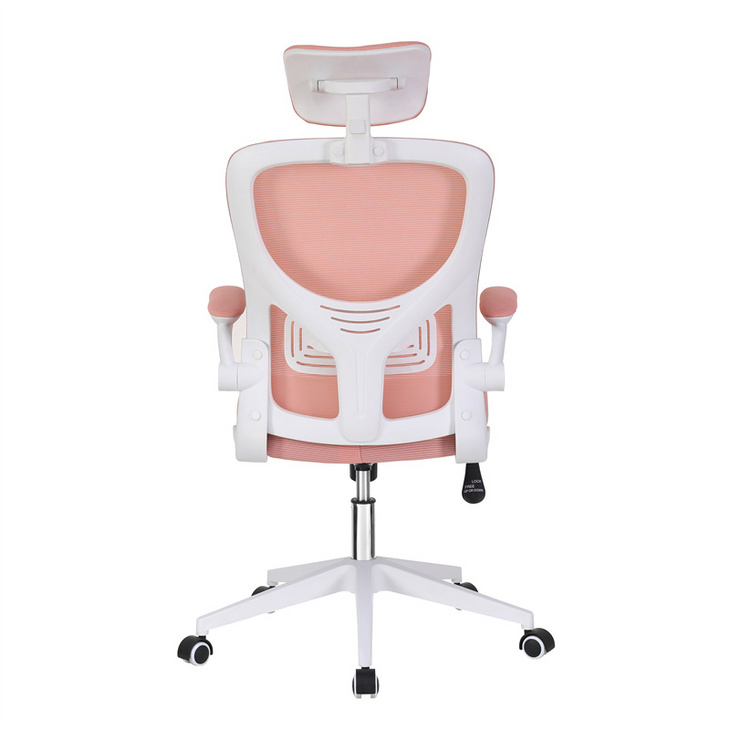 新款舒适带头枕高级办公椅 电脑网椅