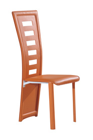 简约设计皮质金属餐椅多色可选
