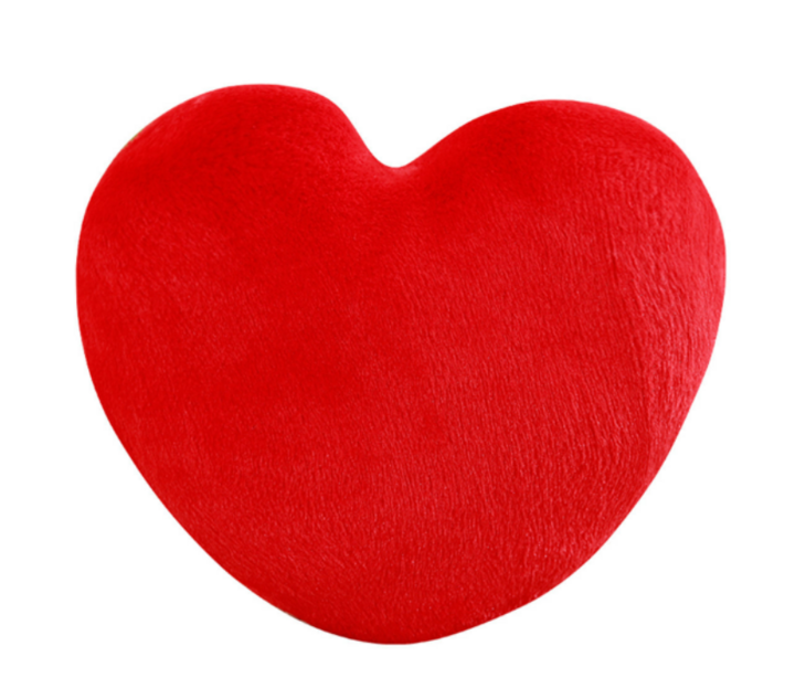 Heart decoration pillow