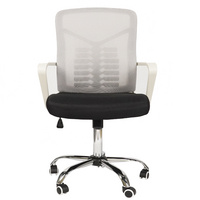 ergonomic office mesh chair 6702A6B2 with chromed base