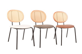 批发低价餐厅椅家庭家具木腿现代设计厨房自然餐椅