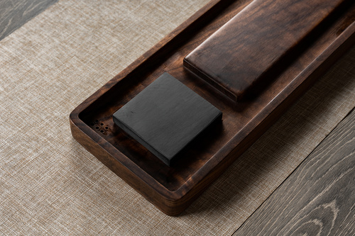 She Inkstone Tea Tray丨砚台石茶盘