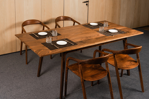 Julian Walnut Dining Table丨朱利安黑胡桃餐桌