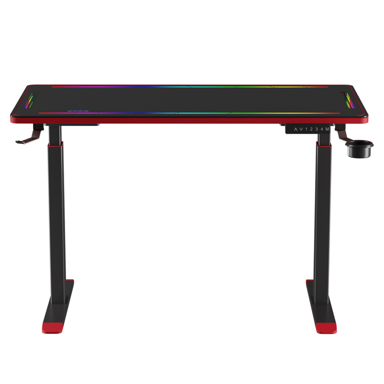 RGB Light Adjustable Gaming Desk