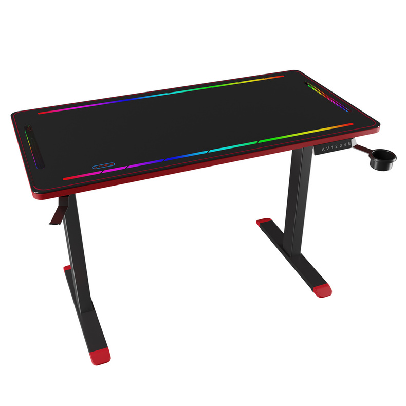 RGB Light Adjustable Gaming Desk