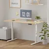Dual-Motor 2-stage Oval Tube Sit to Stand Desk