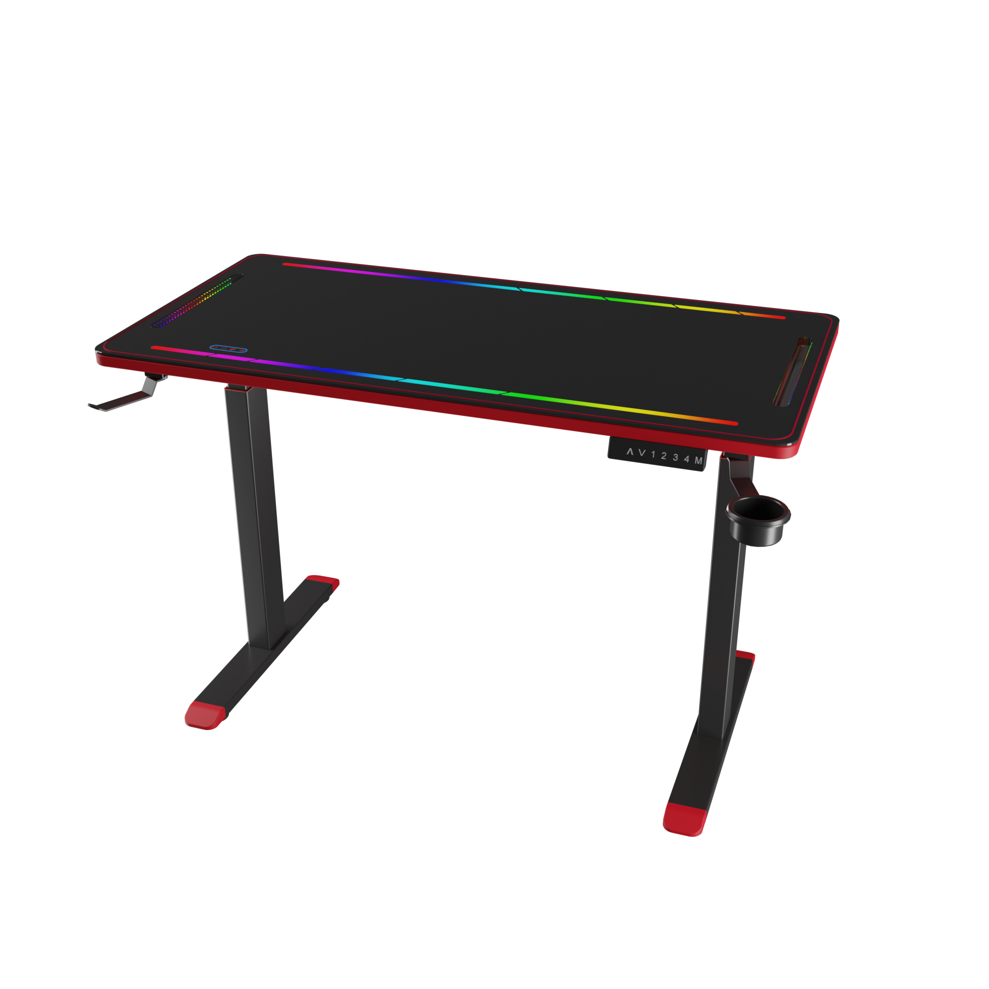 RGB Light Adjustable Gaming Desk