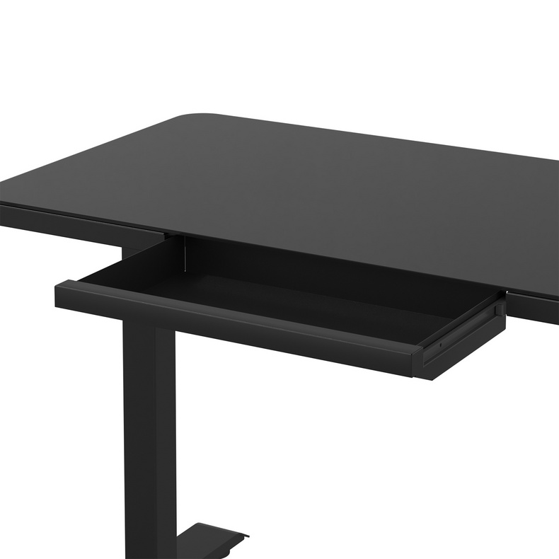 Glass-top Standing Desk with T-touch